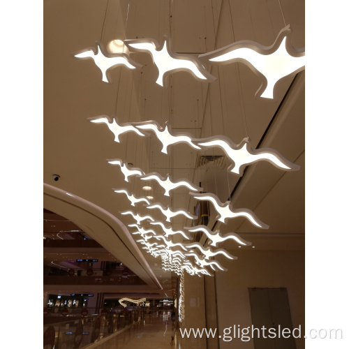 Contemporary hotel designedchandelier light